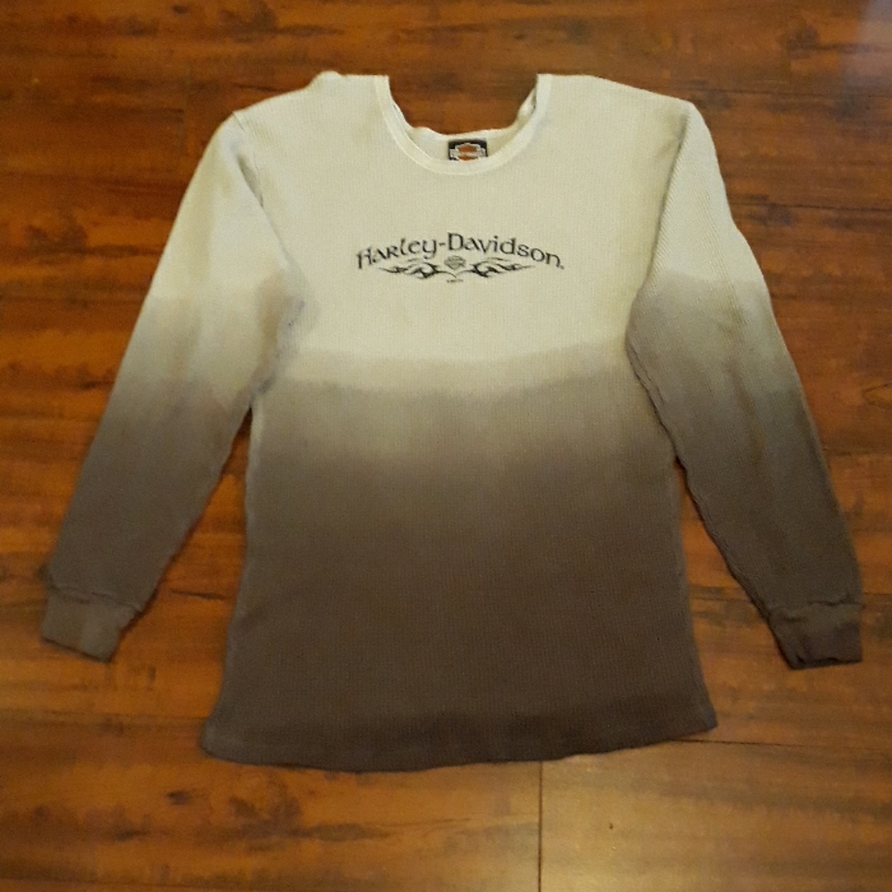 Harley Davidson Motorcycles Thermal Shirt Womens